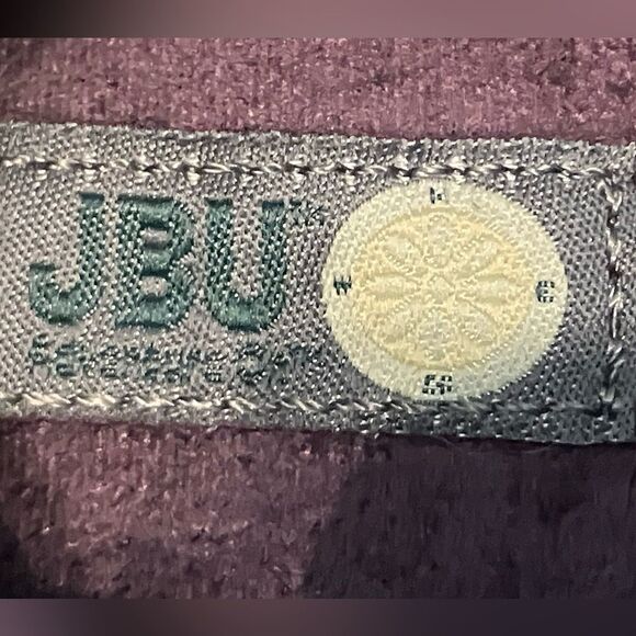 JBU women’s black with purple details, soft purple lining Slip-On Shoes! Size 7 - Picture 6 of 8